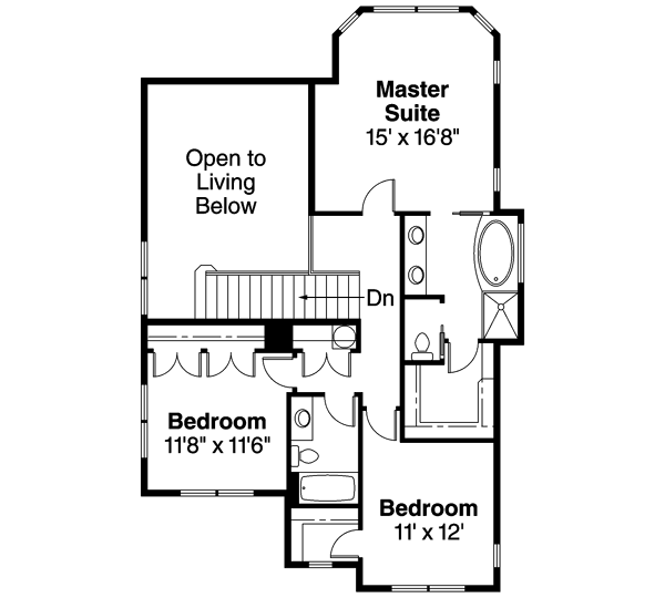 Upper/Second Floor Plan: 17-596