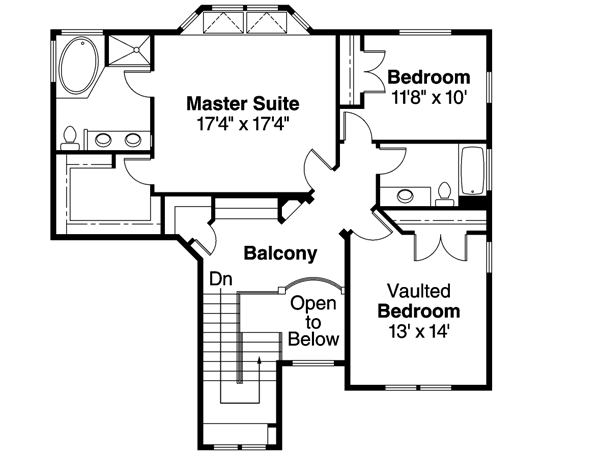 Upper/Second Floor Plan: 17-597