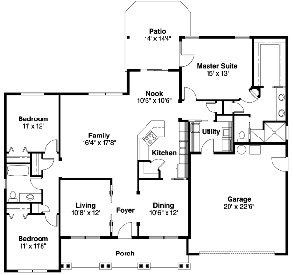 Main Floor Plan: 17-599