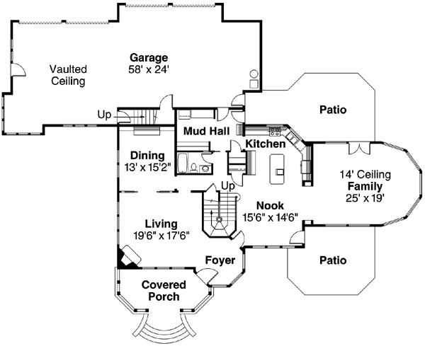 Main Floor Plan: 17-600