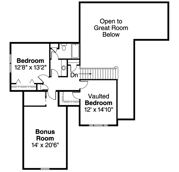 Upper/Second Floor Plan: 17-601