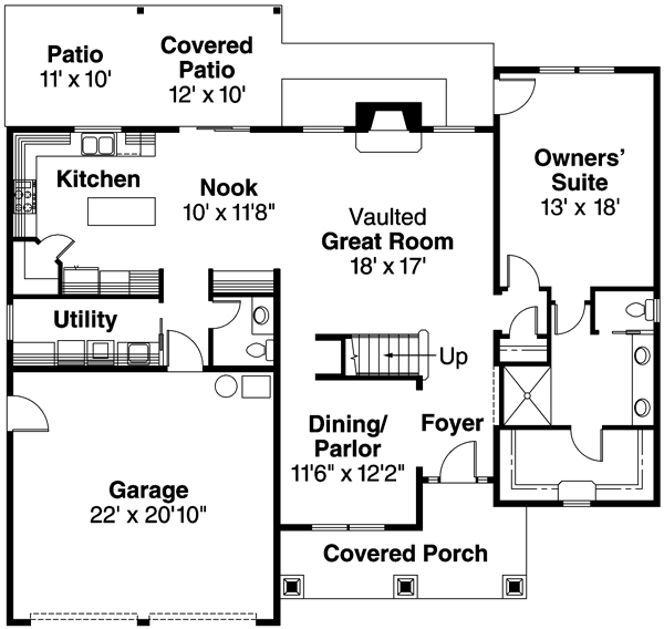 Main Floor Plan: 17-606