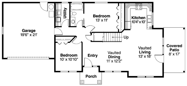 Main Floor Plan: 17-607