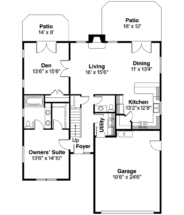 Main Floor Plan: 17-610