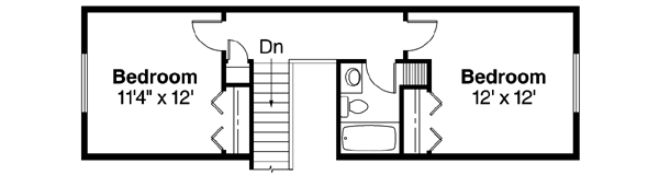 Upper/Second Floor Plan: 17-610