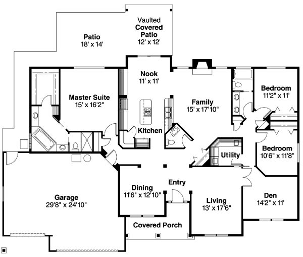 Main Floor Plan: 17-612
