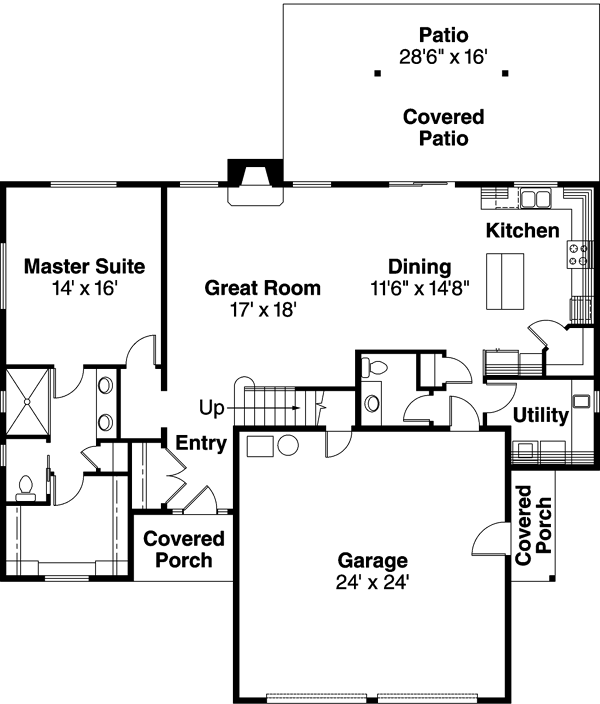 Main Floor Plan: 17-614
