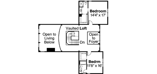 Upper/Second Floor Plan: 17-616