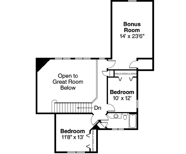 Upper/Second Floor Plan: 17-626