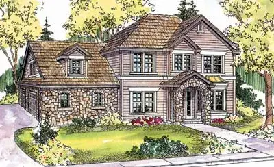 Southern house plans 17-628 - front exterior, 2,887 sq ft, 4 bed, 3 bath house plans | Monster House Plans