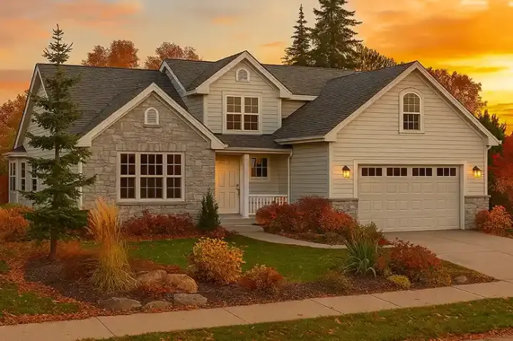 Country house plans 17-632 - front exterior, 2,017 sq ft, 3 bed, 2 bath house plans | Monster House Plans