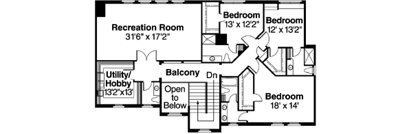 Upper/Second Floor Plan: 17-637