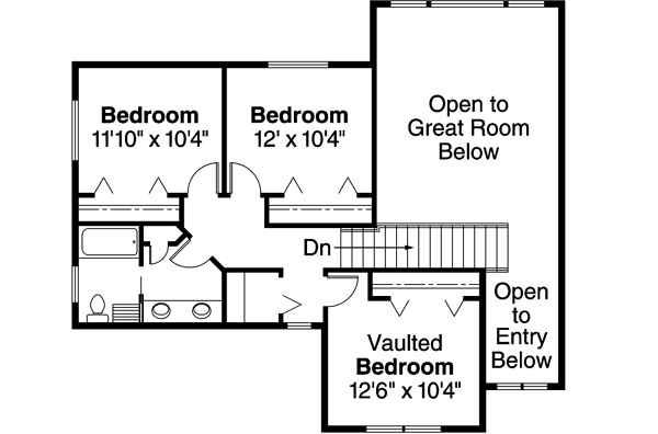 Upper/Second Floor Plan: 17-638