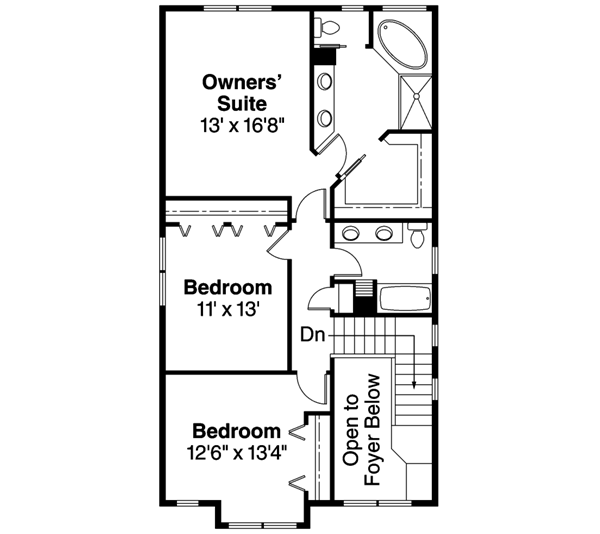 Upper/Second Floor Plan: 17-639