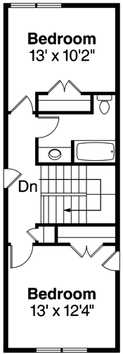 Upper/Second Floor Plan: 17-641
