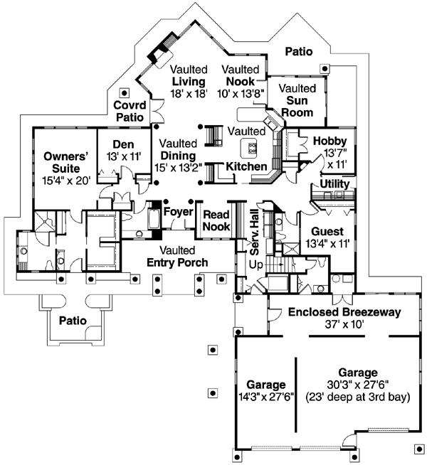 Main Floor Plan: 17-654