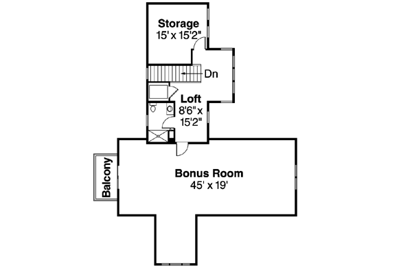 Upper/Second Floor Plan: 17-654