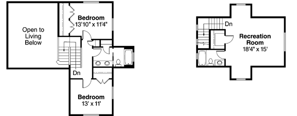 Upper/Second Floor Plan: 17-659