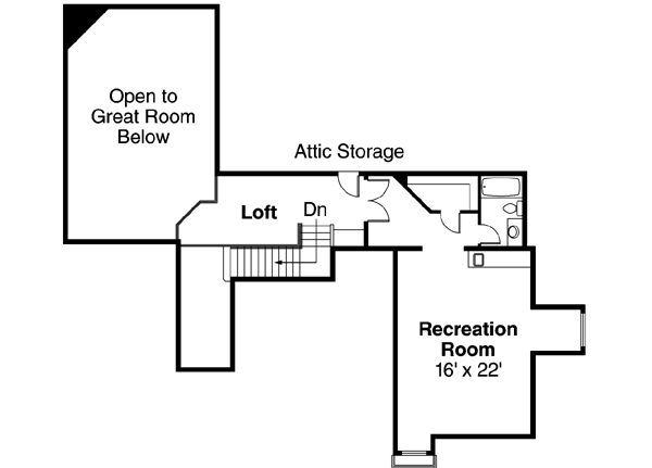Upper/Second Floor Plan: 17-663