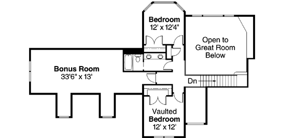 Upper/Second Floor Plan: 17-665
