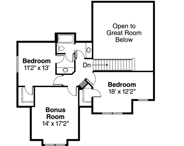 Upper/Second Floor Plan: 17-666