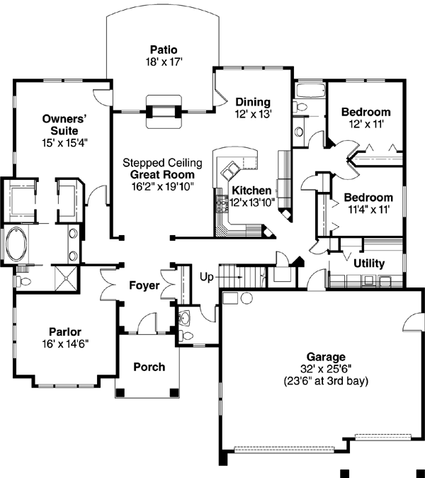 Main Floor Plan: 17-668