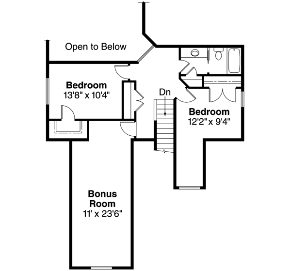 Upper/Second Floor Plan: 17-670