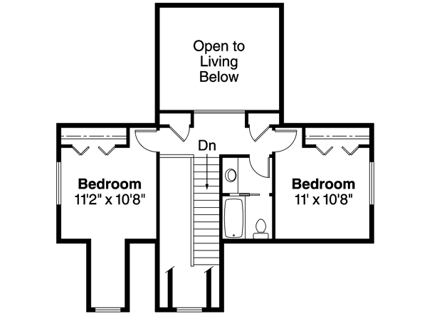 Upper/Second Floor Plan: 17-671