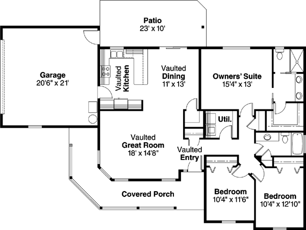 Main Floor Plan: 17-673