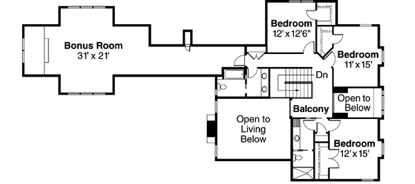 Upper/Second Floor Plan: 17-681