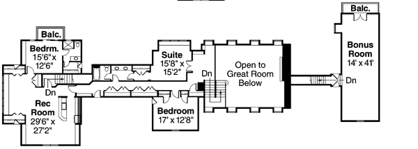 Upper/Second Floor Plan: 17-688