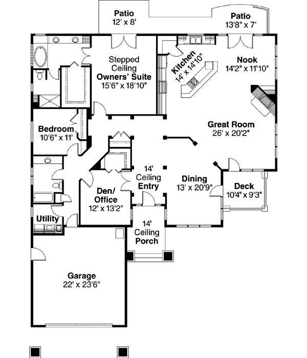 Main Floor Plan: 17-694