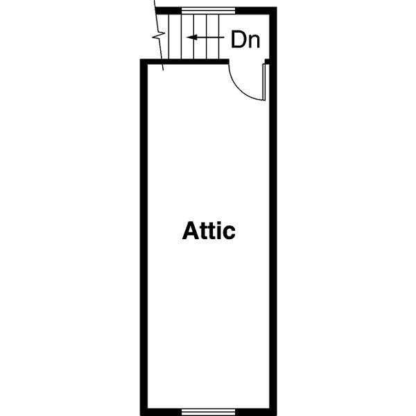 Upper/Second Floor Plan: 17-699