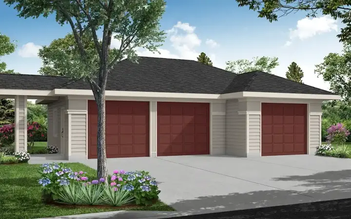 Traditional house plans 17-705 - front exterior, 1,072 sq ft, 0 bed, 0 bath house plans | Monster House Plans
