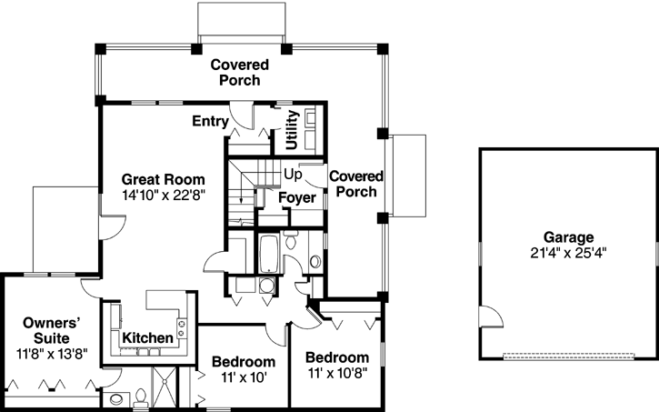 Main Floor Plan: 17-724