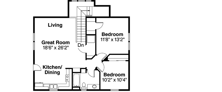 Upper/Second Floor Plan: 17-724