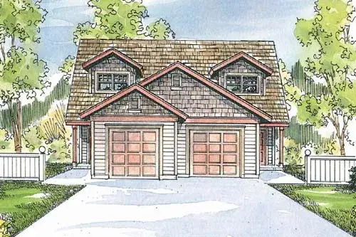 Craftsman house plans 17-730 - front exterior, 2,426 sq ft, 6 bed, 4 bath house plans | Monster House Plans