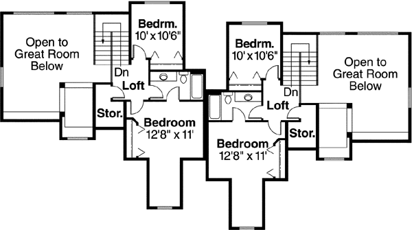 Upper/Second Floor Plan: 17-731