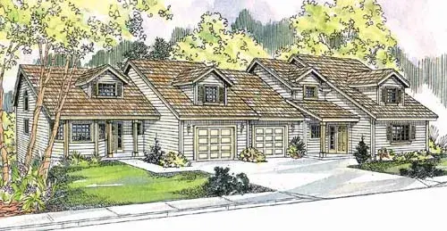 Bungalow house plans 17-732 - front exterior, 3,051 sq ft, 6 bed, 4 bath house plans | Monster House Plans