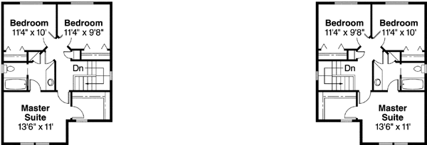 Upper/Second Floor Plan: 17-733