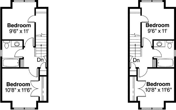 Upper/Second Floor Plan: 17-734