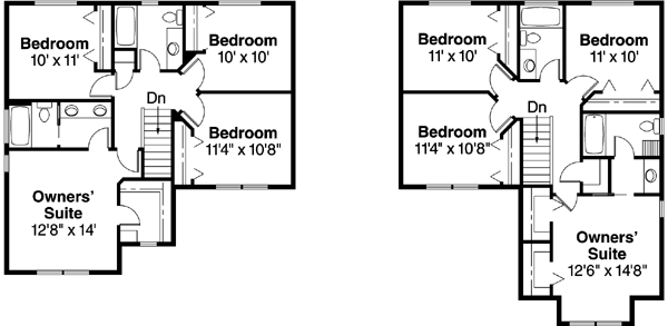 Upper/Second Floor Plan: 17-736