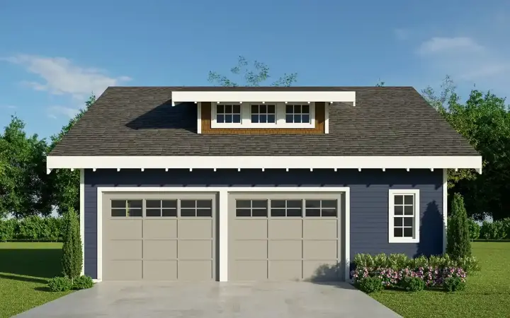 Craftsman house plans 17-758 - front exterior, 1,434 sq ft, 0 bed, 0 bath house plans | Monster House Plans