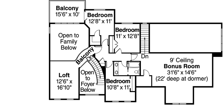 Upper/Second Floor Plan: 17-770