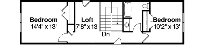 Upper/Second Floor Plan: 17-771