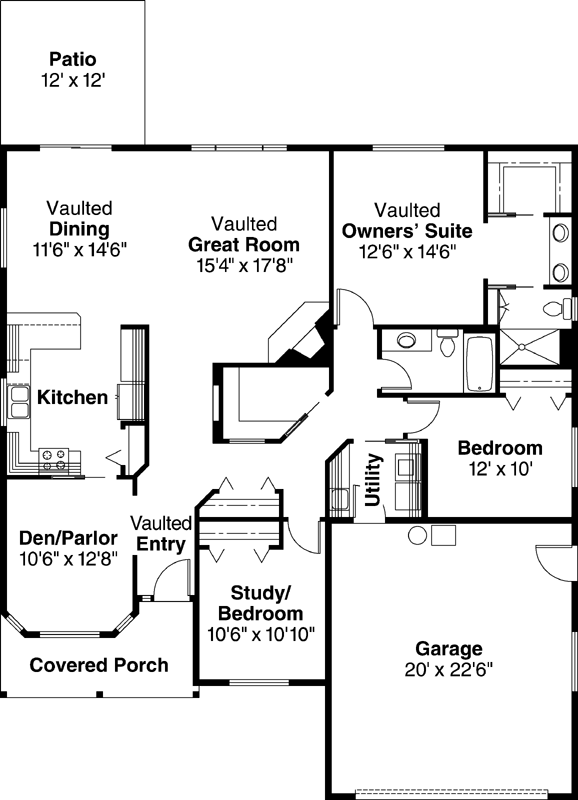 Main Floor Plan: 17-773