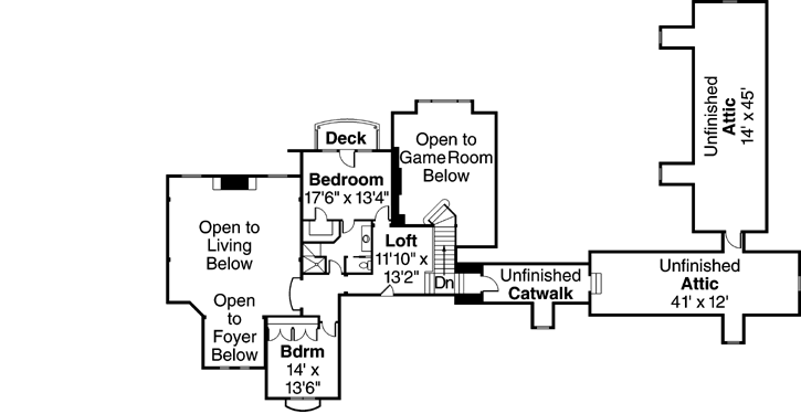 Upper/Second Floor Plan: 17-783