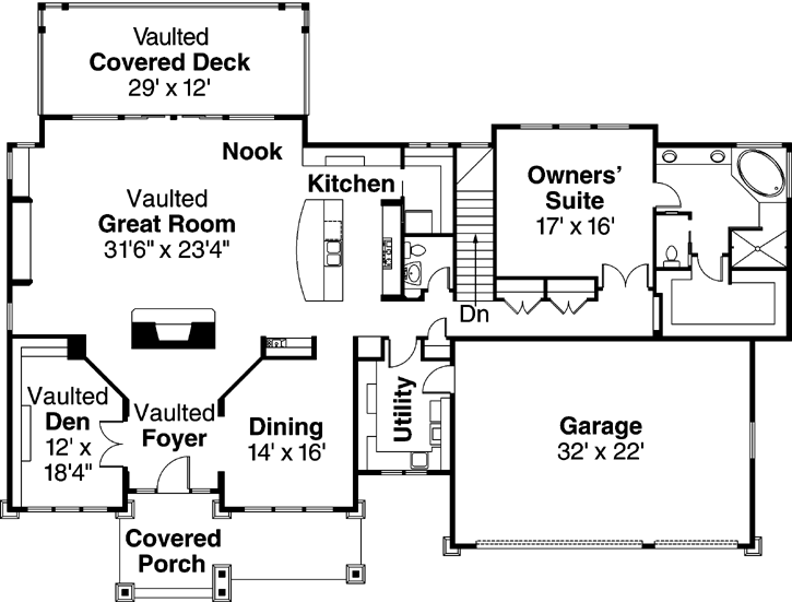Main Floor Plan: 17-788