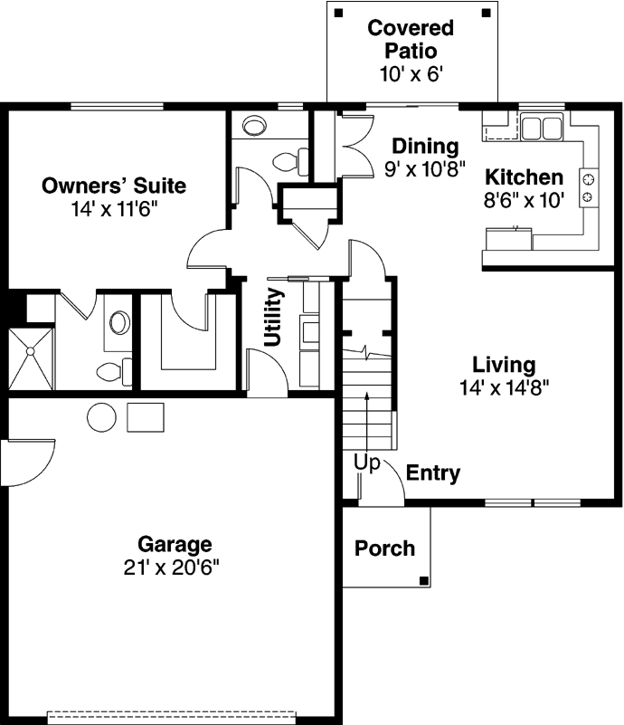 Main Floor Plan: 17-805