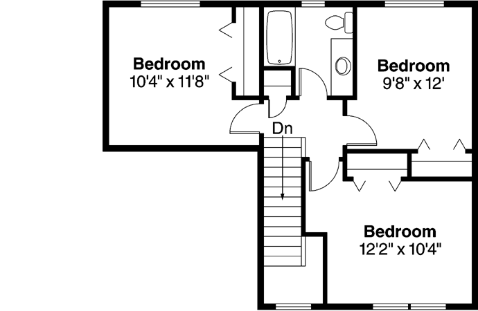 Upper/Second Floor Plan: 17-805